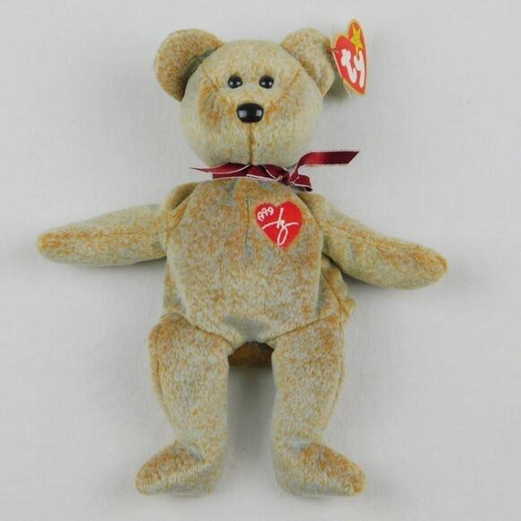 TY 1999 Beanie Babies Signature Bear Lot of 2 - Picture 2 of 7